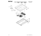 Maytag YMER8880AB0 cooktop parts diagram