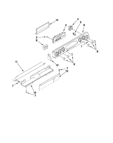 Control panel parts