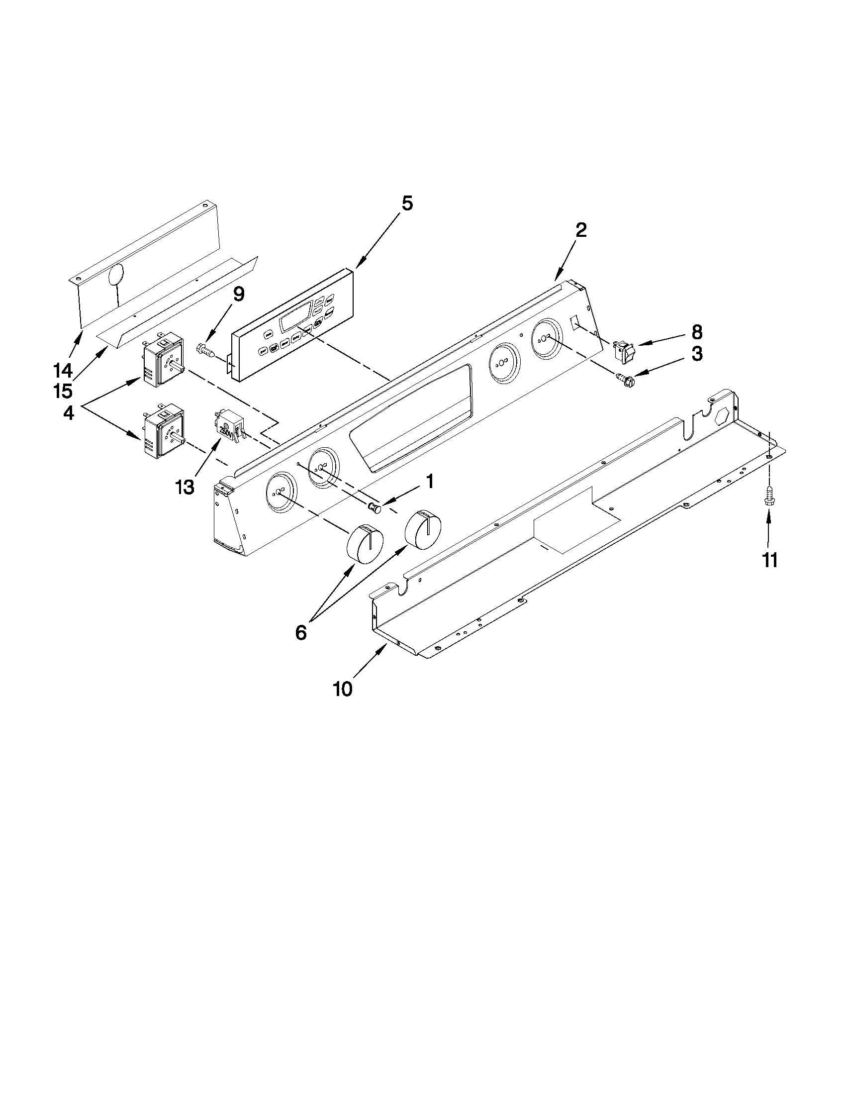 CONTROL PANEL PARTS