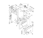 Amana NED4500VQ2 cabinet parts diagram