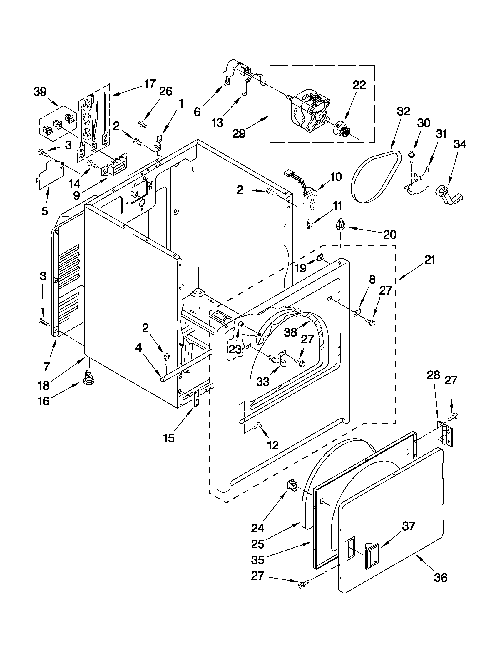 CABINET PARTS