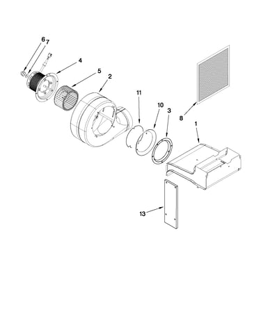 Blower unit parts