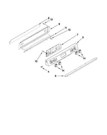 Control panel parts