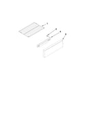 Drawer and rack parts