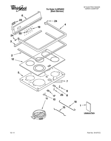 Cooktop parts