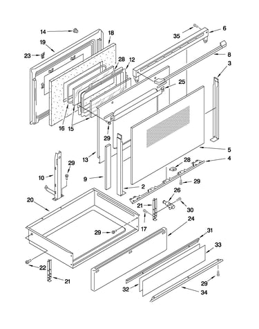 Door and drawer parts