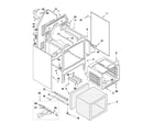 Whirlpool GJSP84902 oven chassis parts diagram