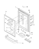 Refrigerator door parts