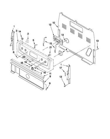 Control panel parts
