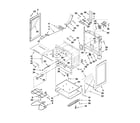Whirlpool WFE381LVB0 chassis parts diagram