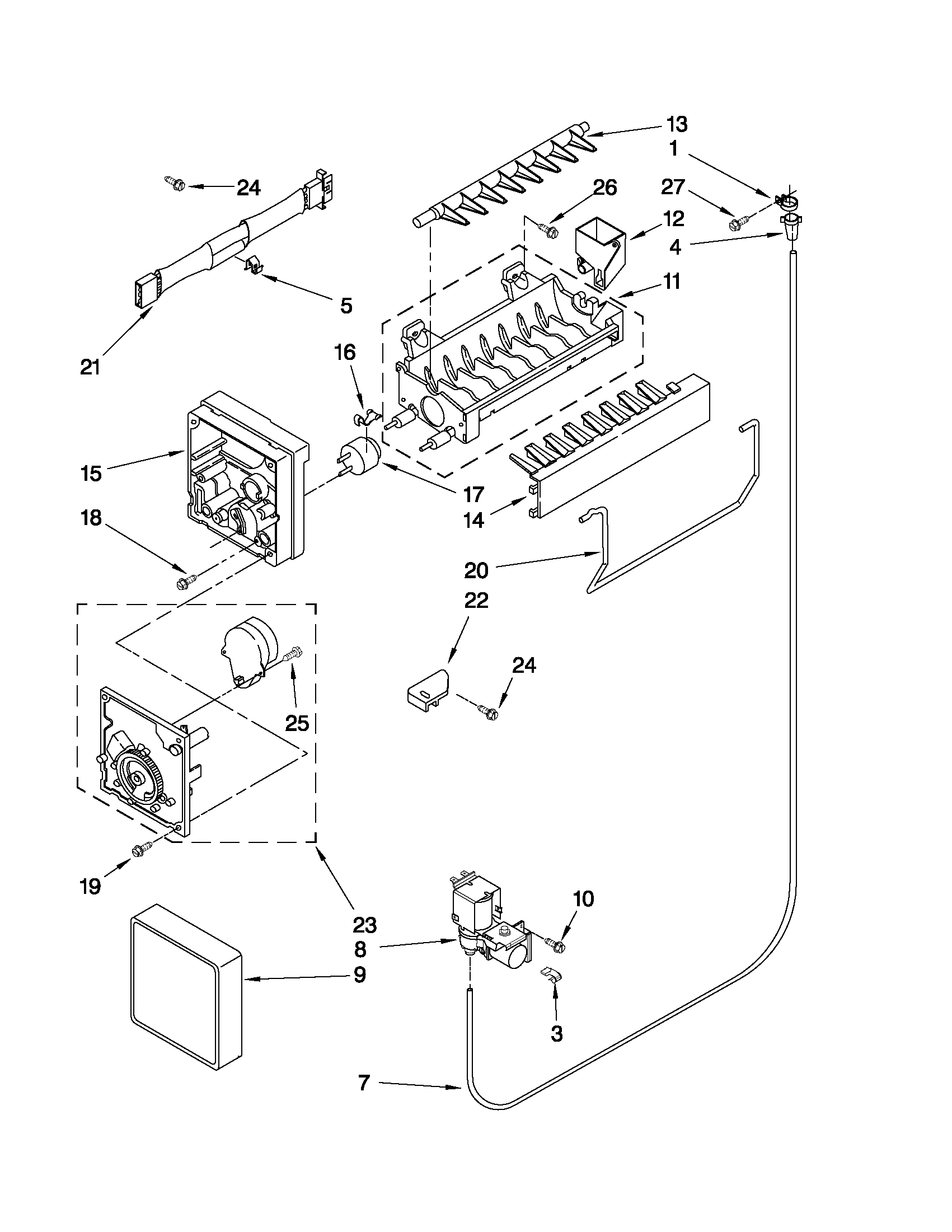 Icemaker parts