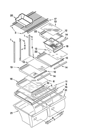 Shelf parts