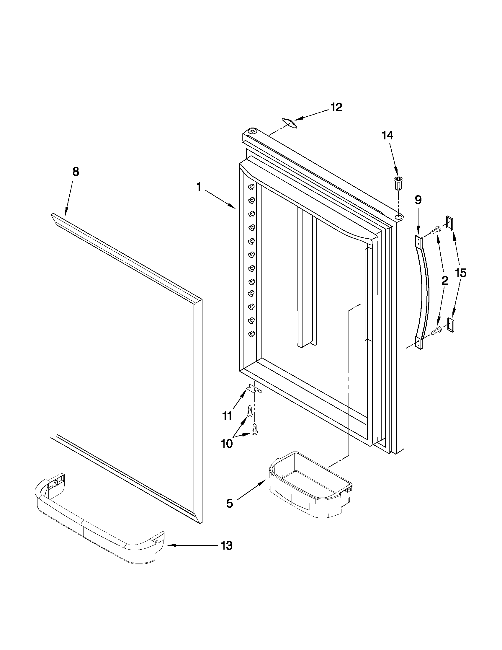 REFRIGERATOR DOOR PARTS