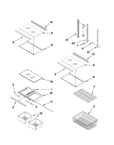 Shelf parts
