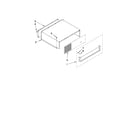 KitchenAid KBRO36FTX04 top grille and unit cover parts diagram