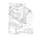 Whirlpool 3XWGD5705SW4 cabinet parts diagram