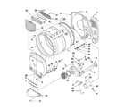 Whirlpool 3XWGD5705SW4 bulkhead parts diagram