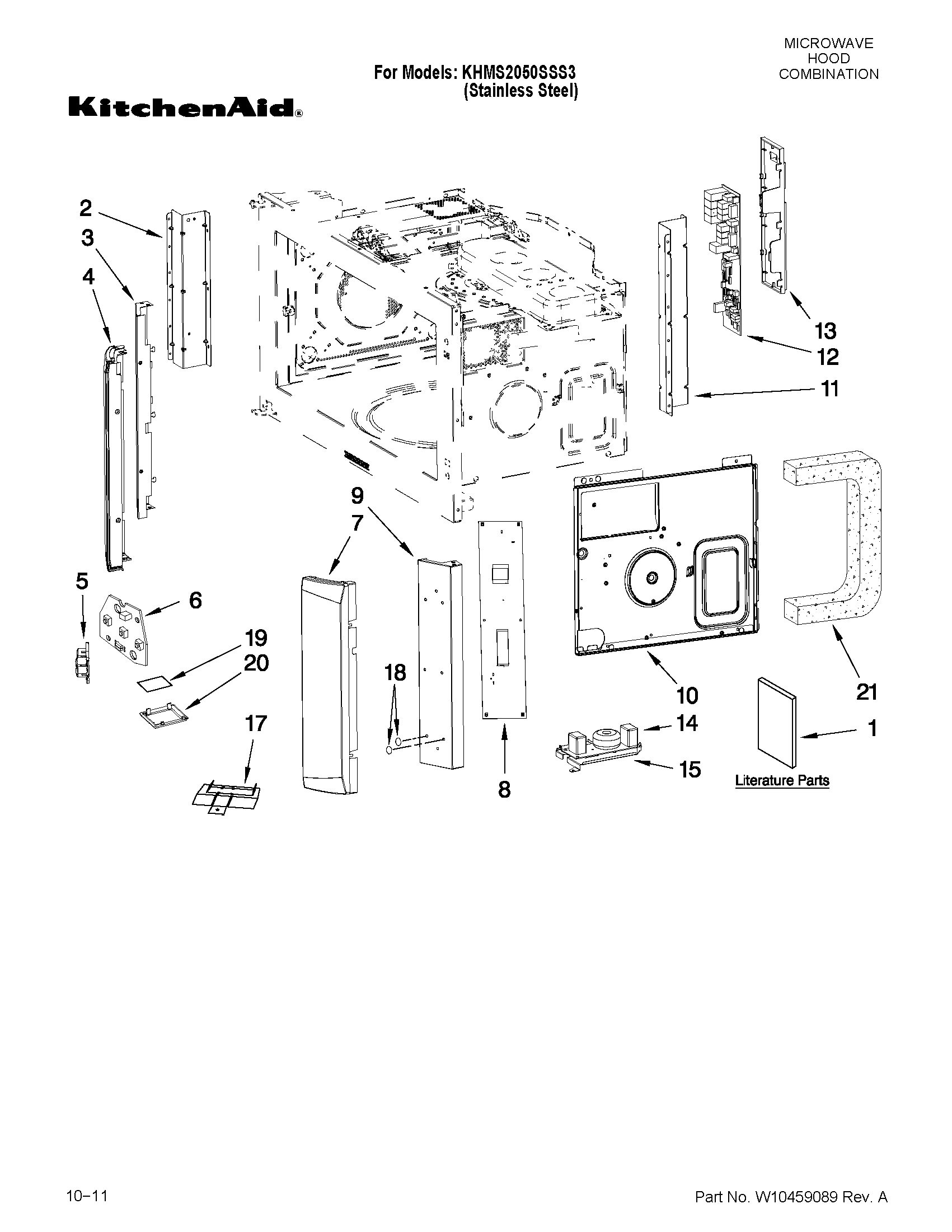 Control board parts