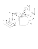 Cabinet and installation parts