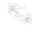 KitchenAid YKHMS2050SS3 door parts diagram