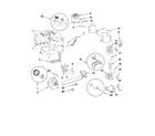 KitchenAid YKHMS2050SS3 interior and air flow parts diagram