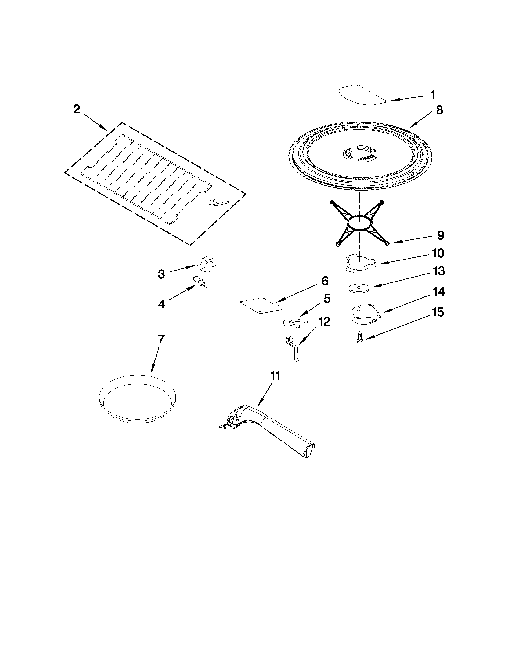Rack and turntable parts