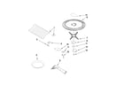 KitchenAid KHMS2056SBL2 rack and turntable parts diagram