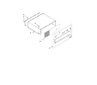 KitchenAid KBRC36FTS04 top grille and unit cover parts diagram