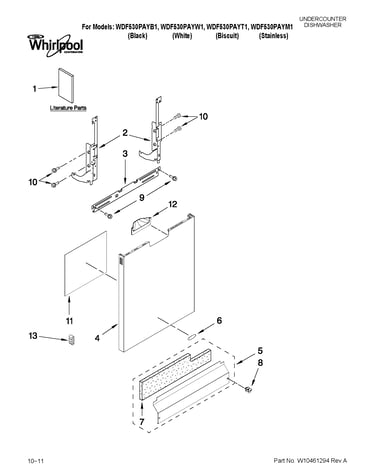 Door and panel parts
