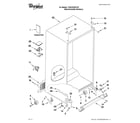 Whirlpool 7GSC22C6XY01 cabinet parts diagram