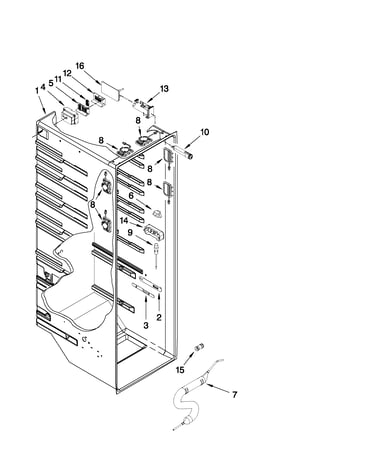 Refrigerator liner parts
