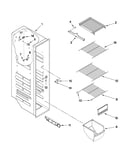 Freezer liner parts
