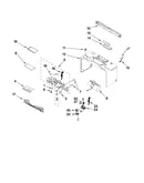 Cabinet and air flow parts