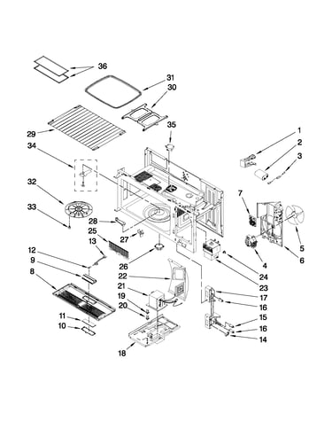 Interior and ventilation parts