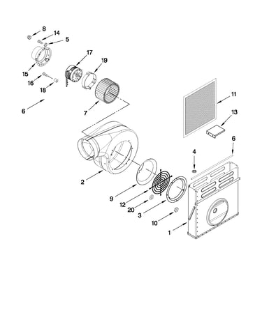 Blower unit parts