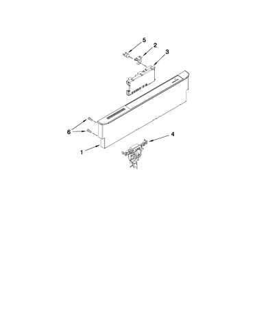 Control panel and latch parts