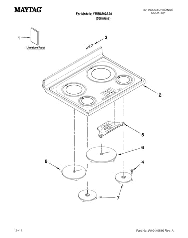 Cooktop parts