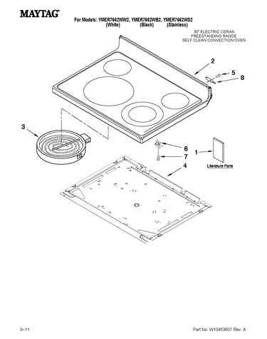 Cooktop parts