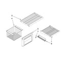 Freezer shelf parts