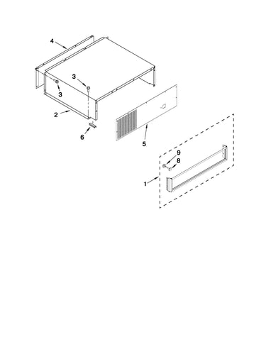 Top grille and unit cover parts