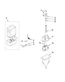 Motor and ice container parts