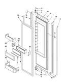 Refrigerator door parts