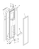 Freezer door parts