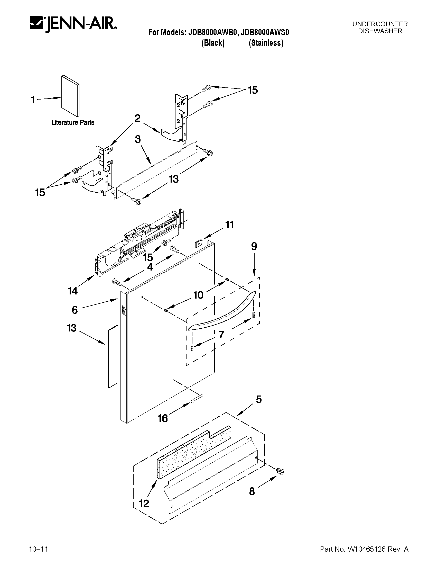 Door and panel parts