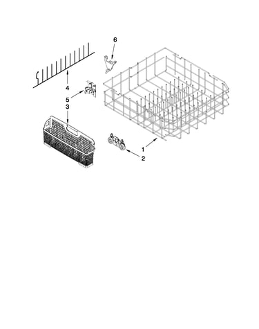 Lower rack parts
