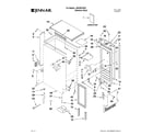 Jenn-Air JIM158XXRS1 cabinet liner and door parts diagram