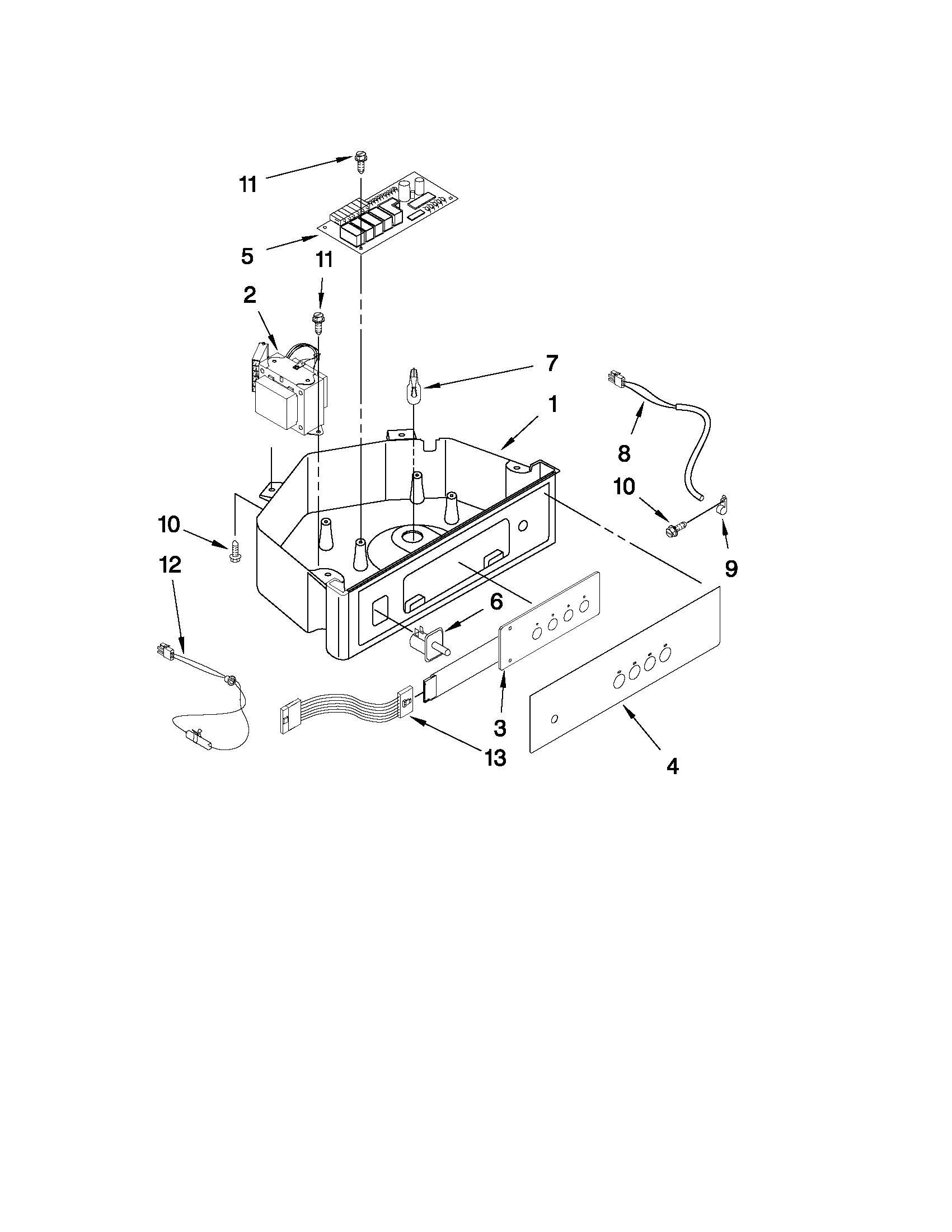 Control panel parts
