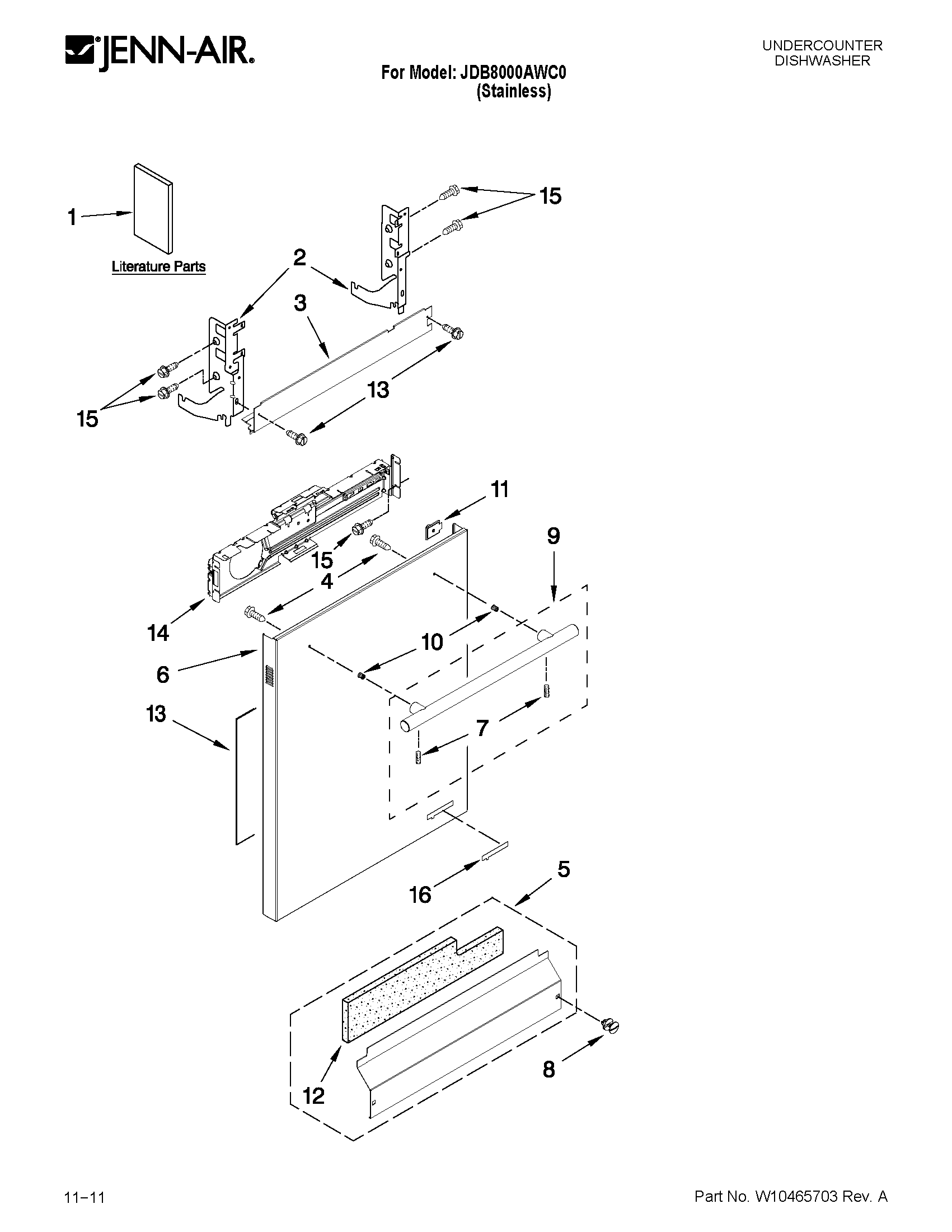 Door and panel parts