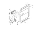 Jenn-Air JDB8000AWC0 inner door parts diagram