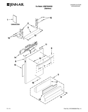 Door and panel parts